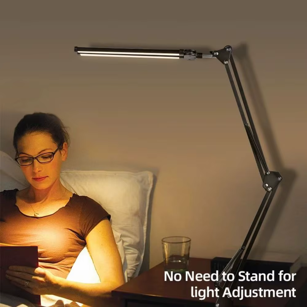 Lampes de bureau LED à intensité variable en continu, moniteur d'ordinateur, lampe de Table USB pour