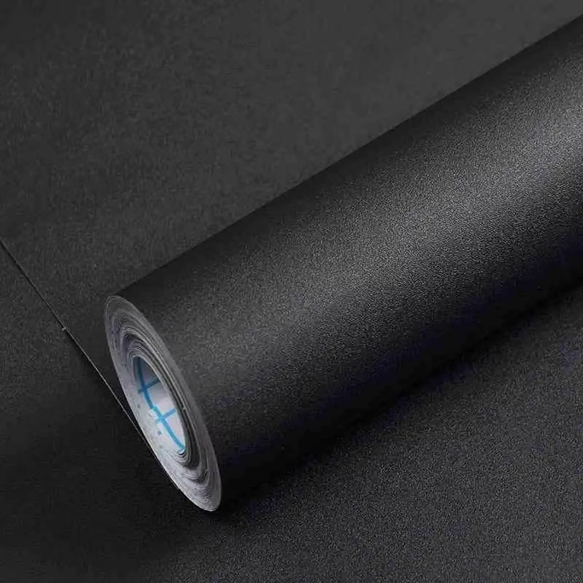 Papier peint auto-adhésif mat imperméable de 55cm de largeur, autocollants en vinyle blanc pour meub