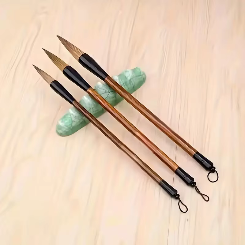 Ensemble de pinceaux de peinture de haute qualité, 3 pièces, grands, moyens et petits, pinceaux de s