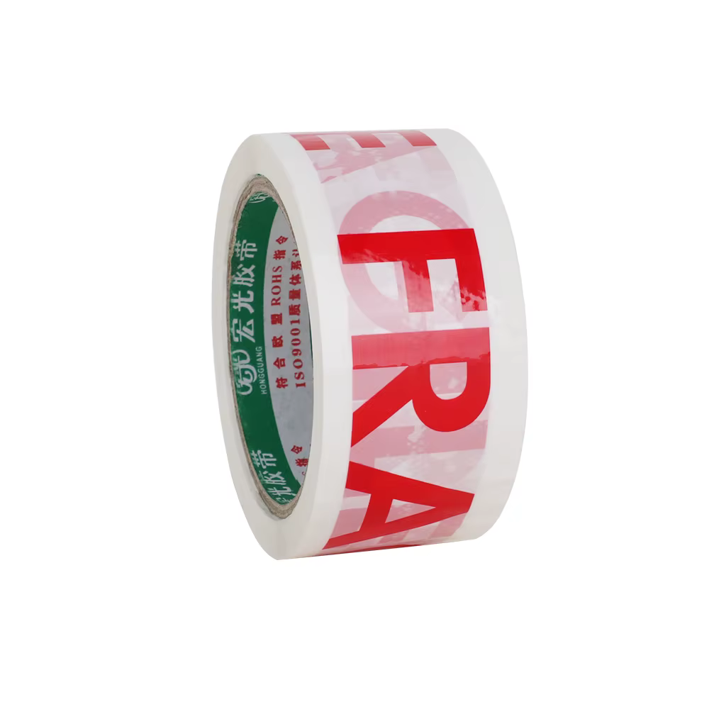 1 rouleau 48mm × 50M,54U, ruban d'emballage, ruban fragile FARAGILE en matériau PP avec adhésif spéc