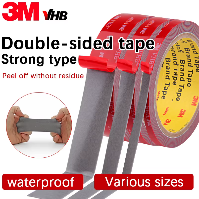 Adhésif Double face 3M VHB, adhésif Double face fort pour la décoration de la maison, usage automobi