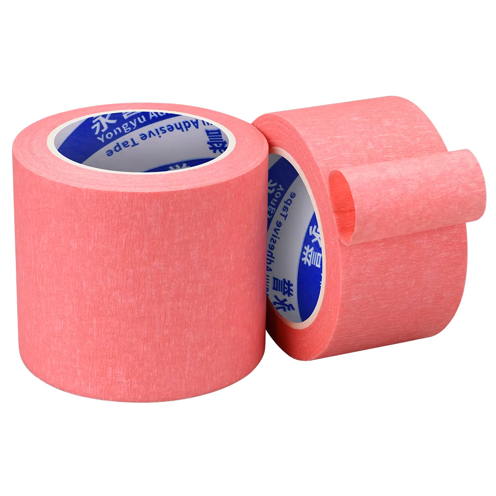 Ruban de masquage rose 10/20/50m, ruban de peinture pour peintres, ruban de peinture multi-surfaces