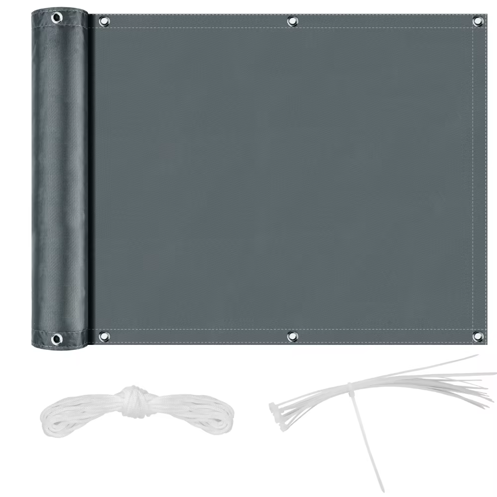 Écran de confidentialité étanche pour balcon, couverture de clôture, parasol de jardin, abri de voil