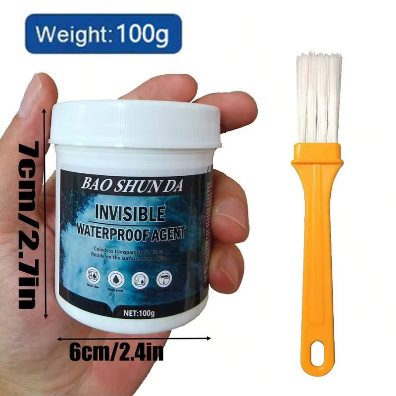 Mastic imperméable Invisible Transparent, revêtement de réparation de fuite pour toits, carreaux, bo