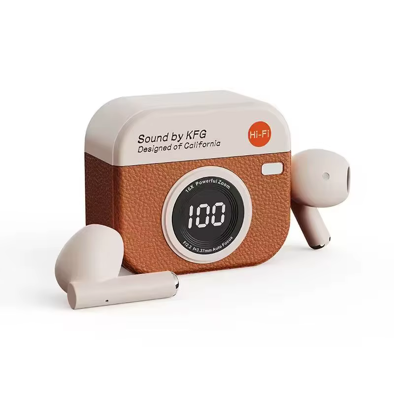 Casque sans fil Bluetooth 5.3 Q86 avec affichage numérique LED, autonomie de 24 heures, casque de je
