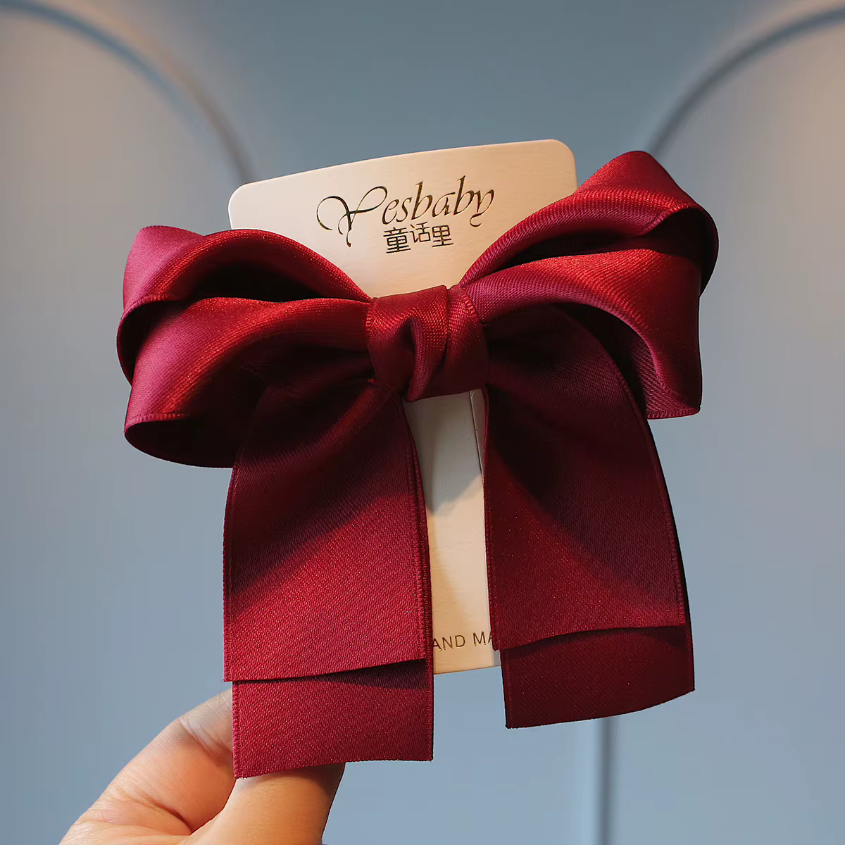 Pince à cheveux classique avec nœud en ruban, style princesse, simple et vintage, pour femme, idéale