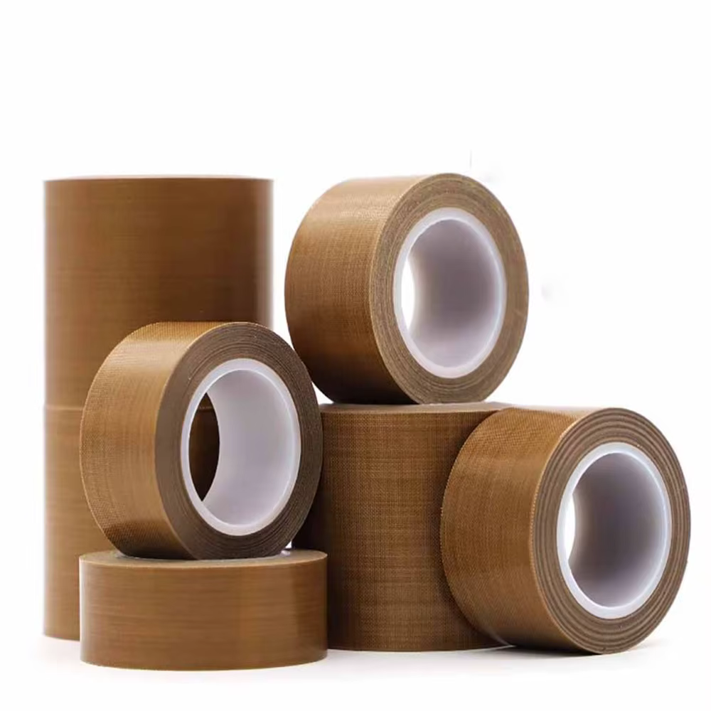 Ruban en téflon PTFE, ruban adhésif résistant aux hautes températures, 300 degrés, tissu PTFE, isola