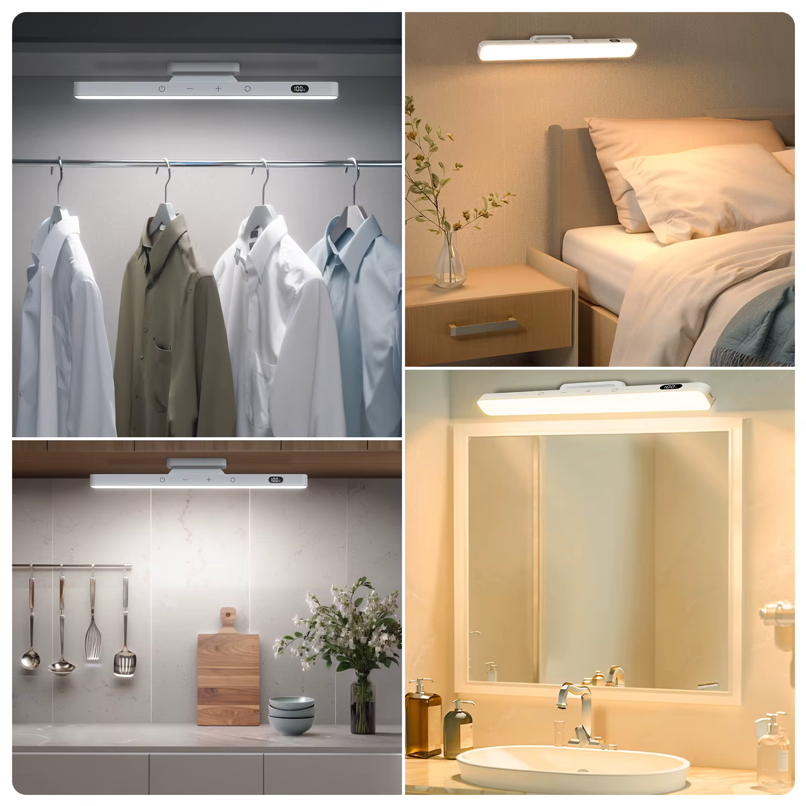 WILLED – lumières de miroir à intensité variable, 5W, 3 couleurs, lumière de maquillage réglable ave