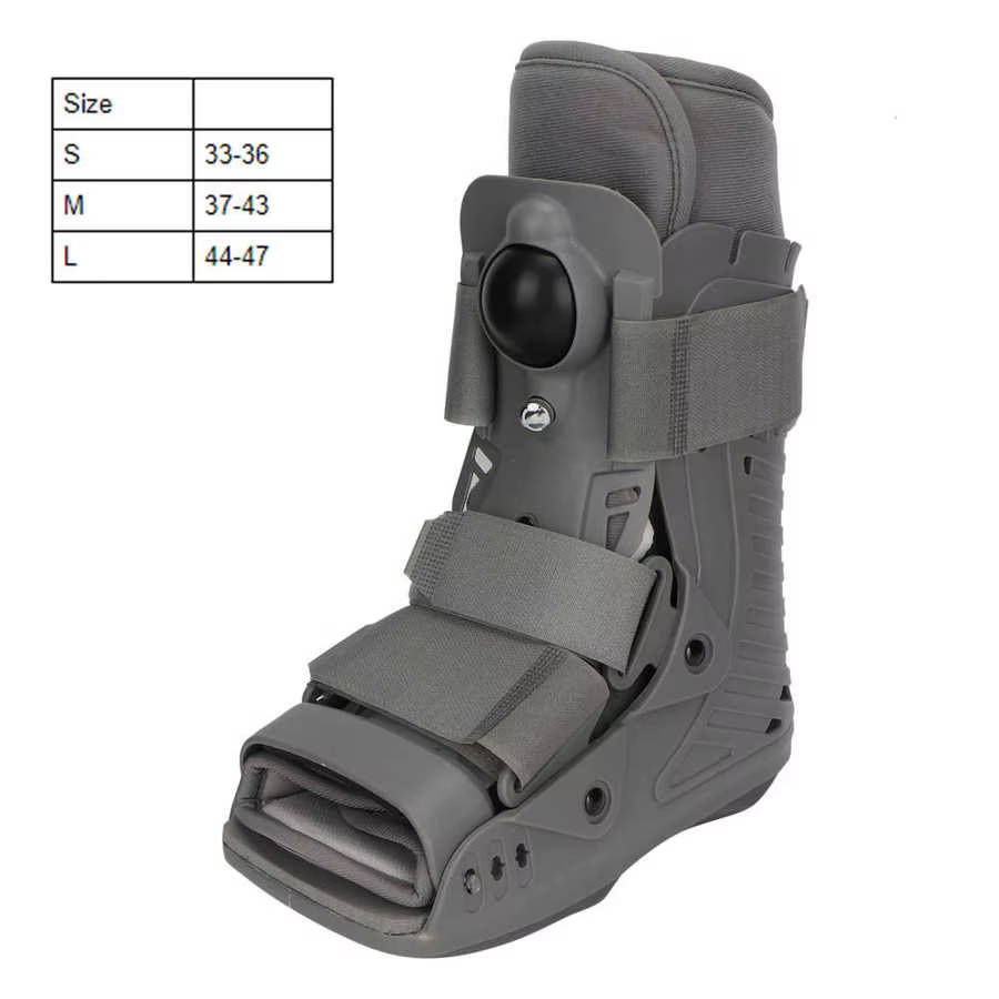 Botte de Marche Pneumatique Orth4WD à Coque Complète, Protection Contre le Gonflement, Courte Attell