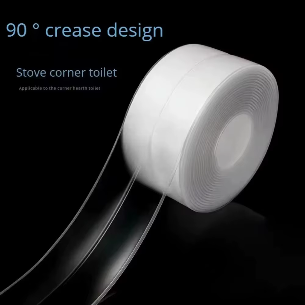 Ruban adhésif transparent imperméable pour cuisine et salle de bain, ruban anti-moisissure adapté au