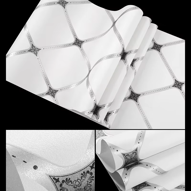 Papier peint à rayures verticales en peau de daim, motif géométrique nordique, lignes modernes et si