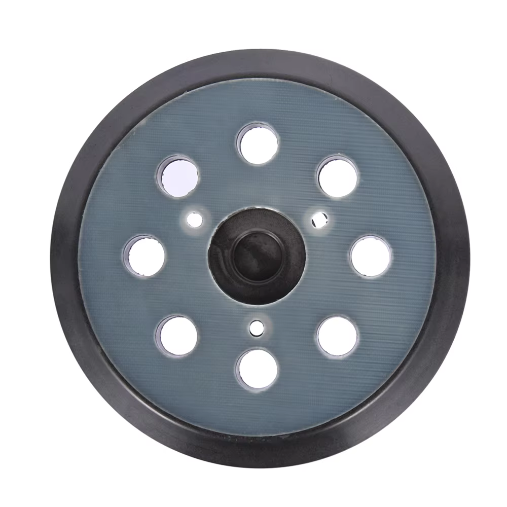 125mm 5 pouces tampon de ponceuse 8 trous 3/4 clous support disque de ponçage tampon crochet boucle