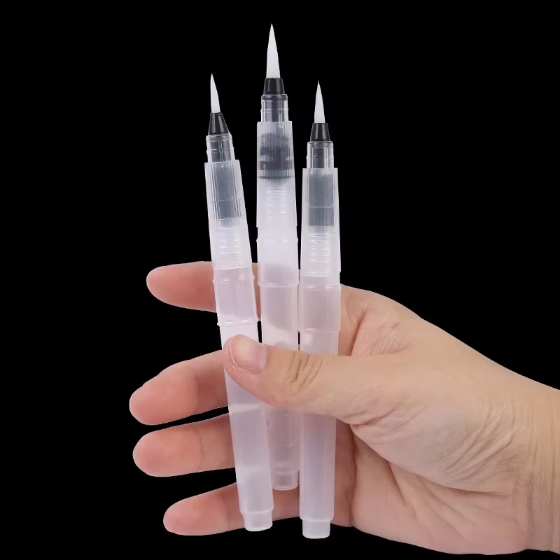 Ensemble de pinceaux de couleur à l'eau rechargeables, multi-usages, de qualité artiste, pour peintu
