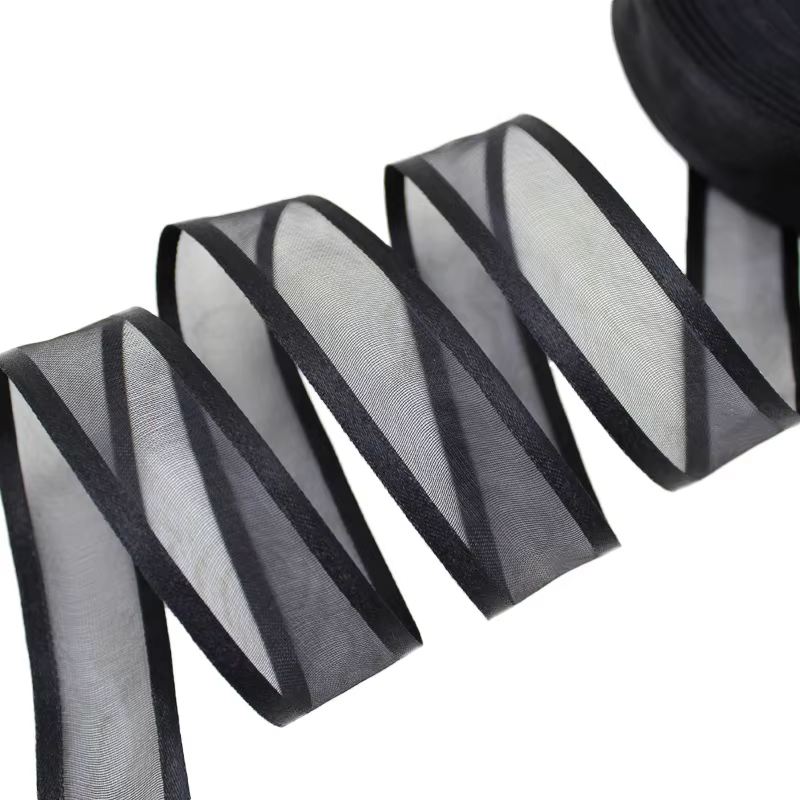 (50 yards/rouleau) ruban en Organza doux large côté vente en gros emballage cadeau rubans de décorat