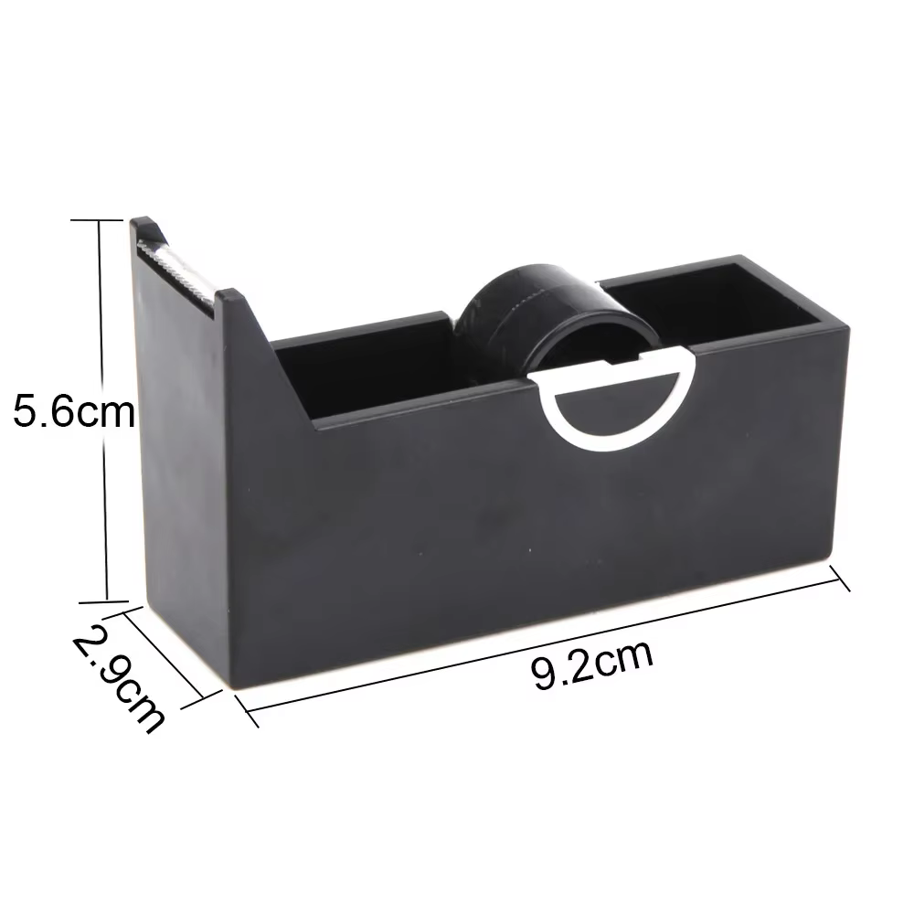 Porte-ruban adhésif en plastique, 1 pièce, distributeur de ruban adhésif, coupe-ruban, papeterie sco