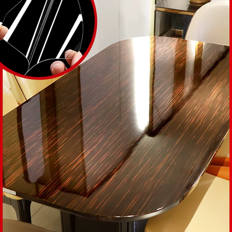 Film de Protection adhésif pour Table, Protection transparente et brillante, anti-rayures, résistant