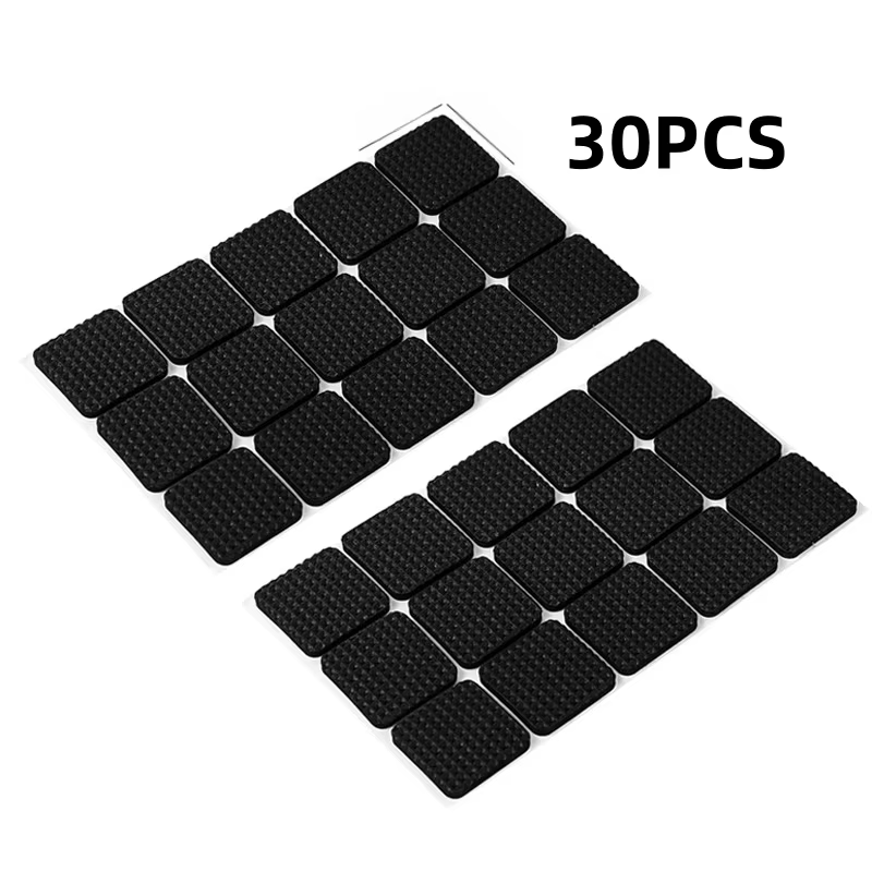 Protections de sol autocollantes pour pieds de chaise, coussinets en caoutchouc épais antidérapants 