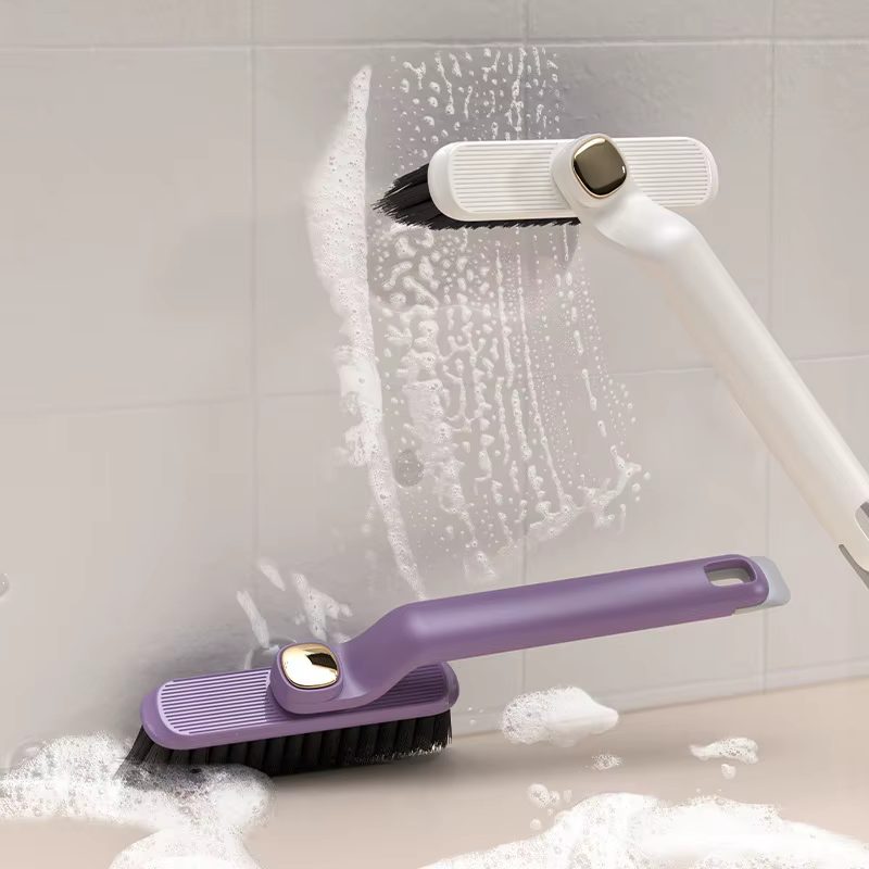 Brosse de nettoyage de crevasses rotative multifonction à main 360 ° Outil de nettoyage de coins r