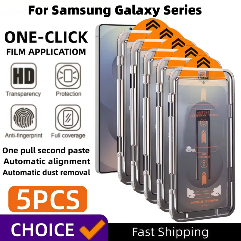 Protecteur d'écran en verre trempé, 5 pièces, pour Samsung Galaxy S25 S24 Ultra S23 S22 S21 Plus A16