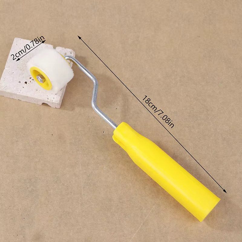 Mini rouleaux de peinture pour portes et plafonds, pinceaux en laine, Extra petits, pour retouche, b