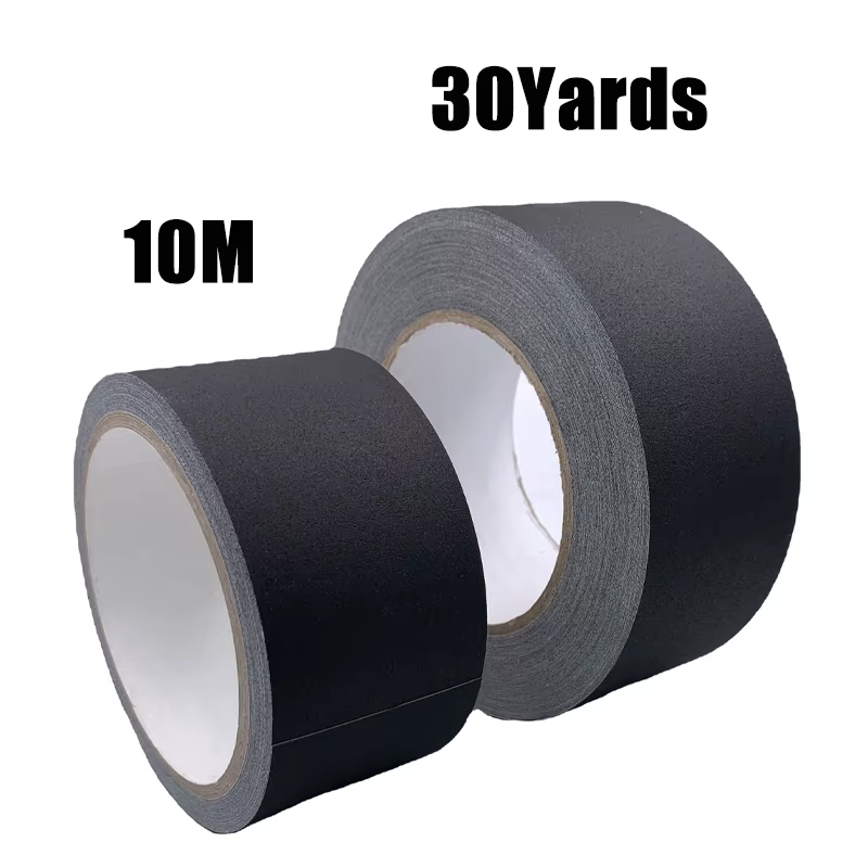 Ruban adhésif Robuste Noire Mate Non Réfléchissante Tissu Grip Pour Livre de Photographie Réparation