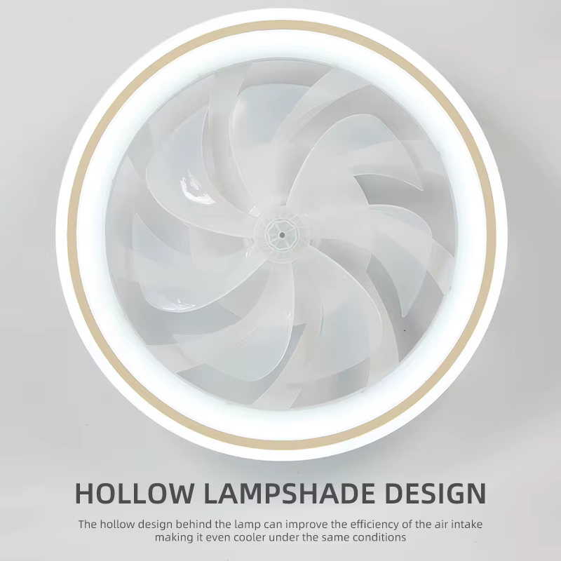 Nouveau ventilateur de plafond lumière salon, chambre moderne et Simple maison télécommande intellig