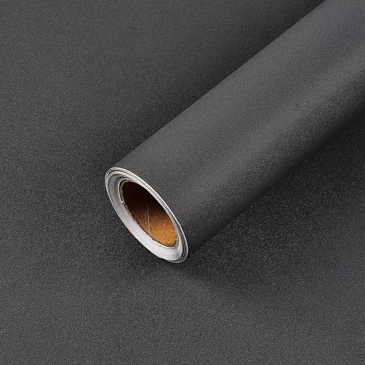 1 rouleau mat PVC imperméable à l'eau bricolage auto-adhésif vinyle papier peint armoires de cuisine