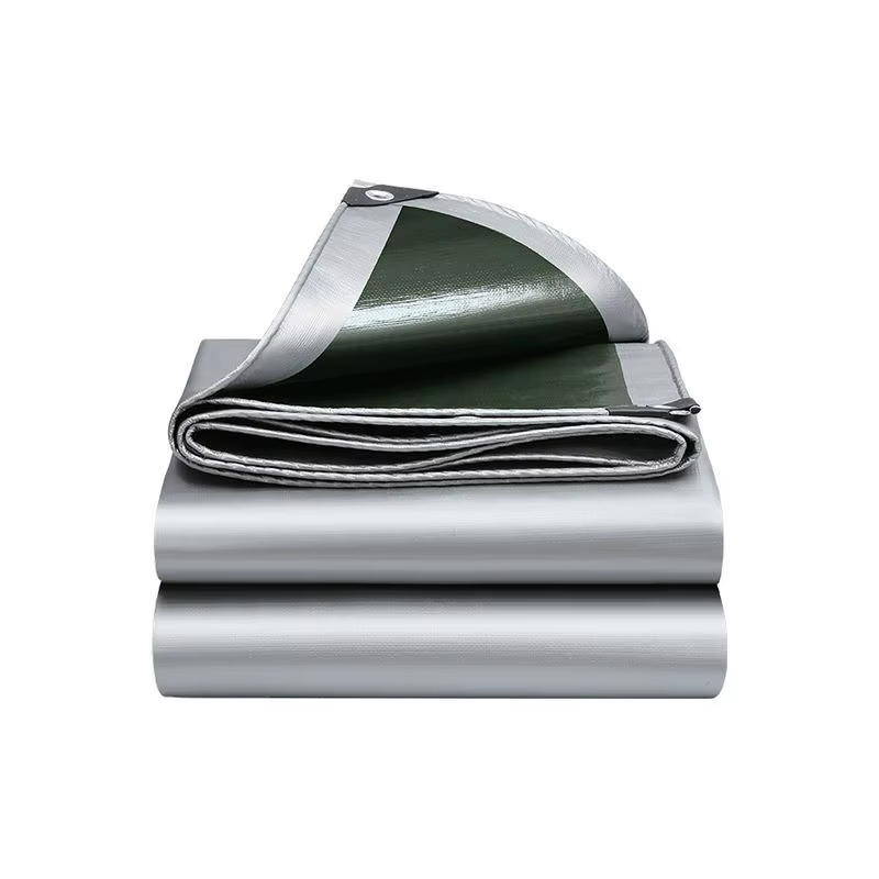 Bâche imperméable en toile double couche épaissie pour extérieur, protection contre la pluie, le sol