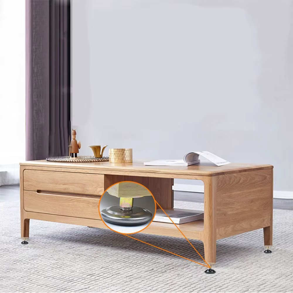 Pieds de chaise de nivellement réglables en hauteur, 4 pièces, tapis de meubles, Base à visser, cana