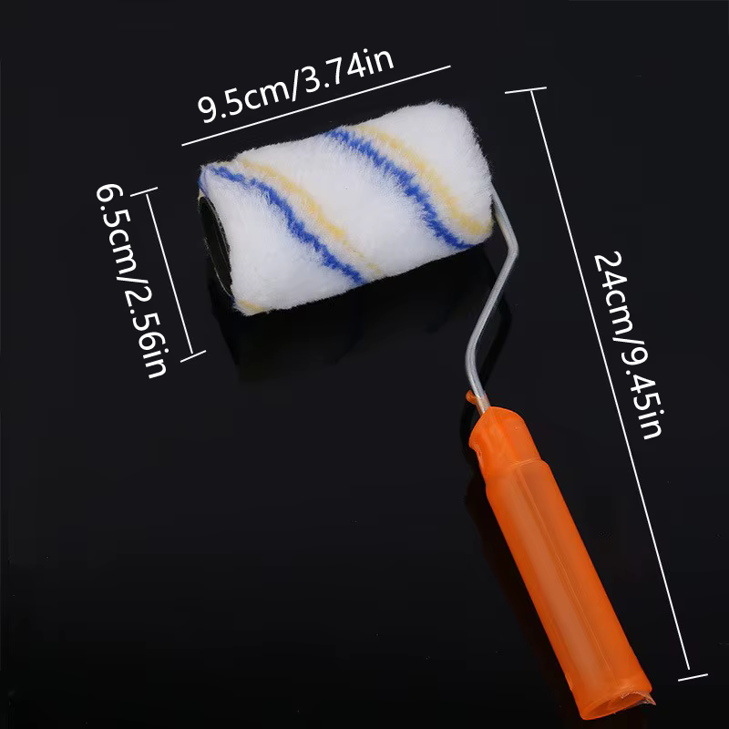 Brosse à rouleau de peinture pour la décoration domestique, brosse à rouleau de peinture en latex po
