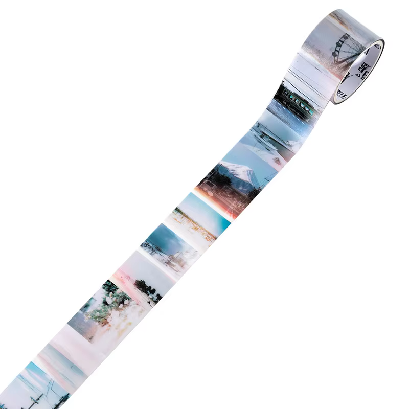 25mm * 2m Film Vintage PET bandes bricolage Scrapbooking Collage papeterie décor journal matériaux é