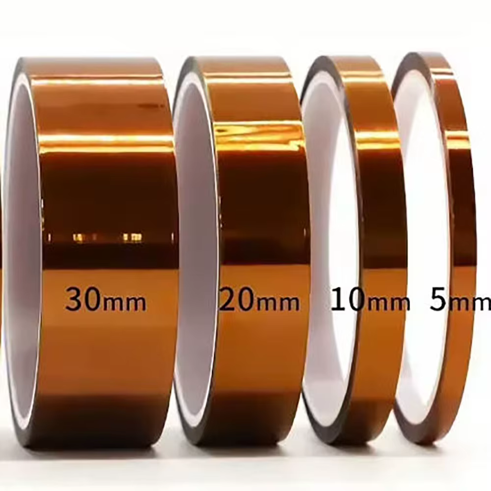 Ruban isolant adhésif super fin de 5 à 30mm, ruban isolant thermique en polyimide pour la protection