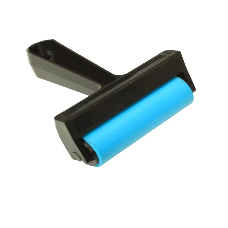 Brayer – rouleau d'encre en caoutchouc de 10cm, outils d'estampage artisanal pour la gravure, gravur