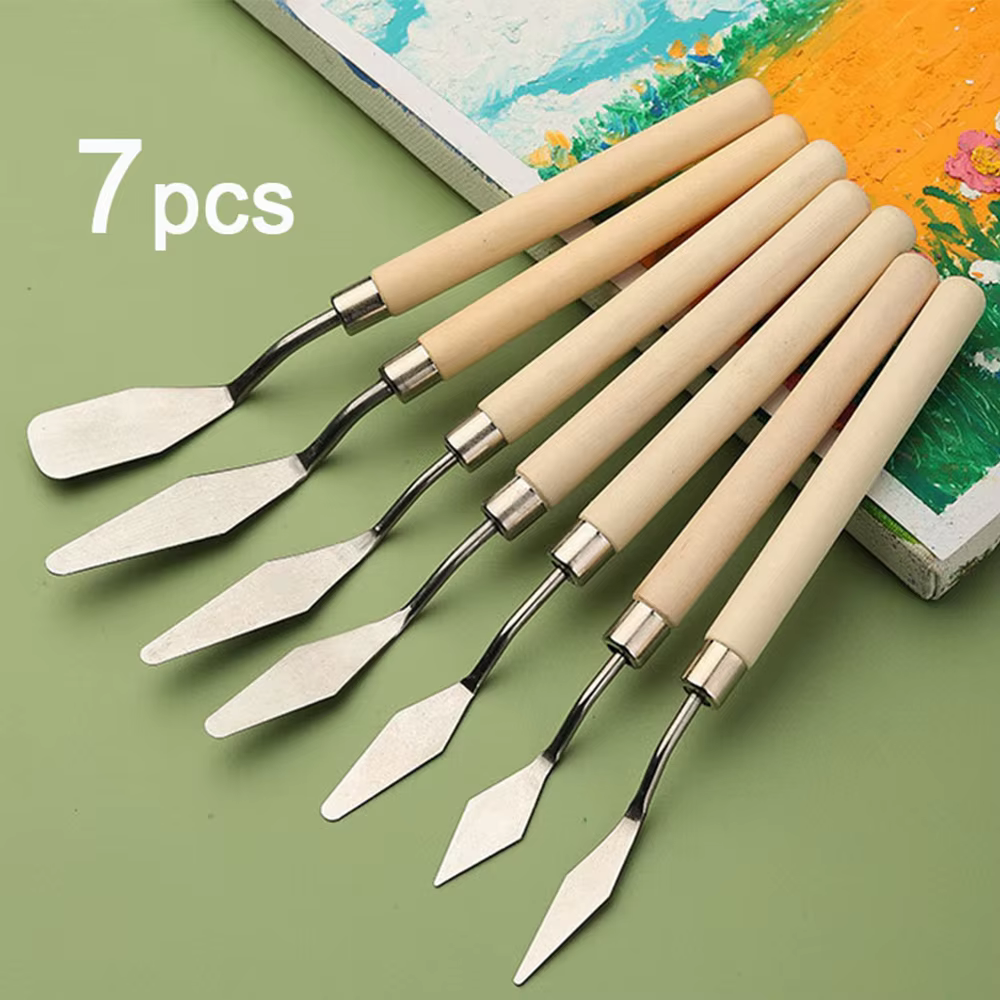 Couteau à peinture à l'huile pour peinture de gâteaux, accessoires de conception, Mini couteau à Pal