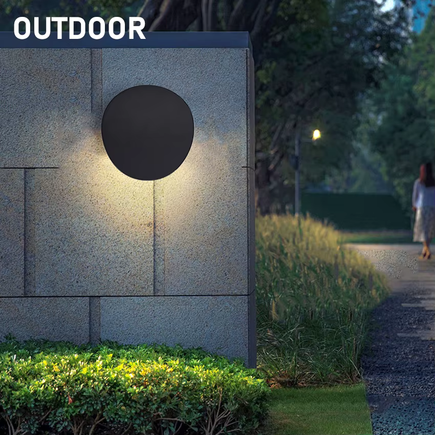 Applique murale d'intérieur LED moderne en aluminium, étanche, créative, pour jardin extérieur, cour