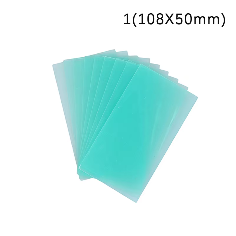 Plaque de protection en plastique (PC), 5 pièces/ensemble, couvercle, assombrissement automatique, m