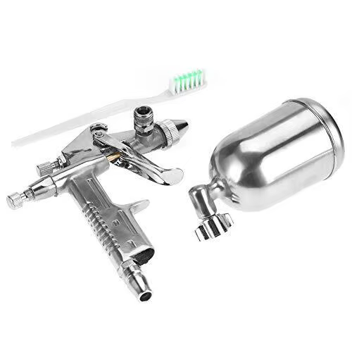 Pistolet de pulvérisation pneumatique miniature de 125 ml avec buse de 0,5 mm, utilisé pour la répar