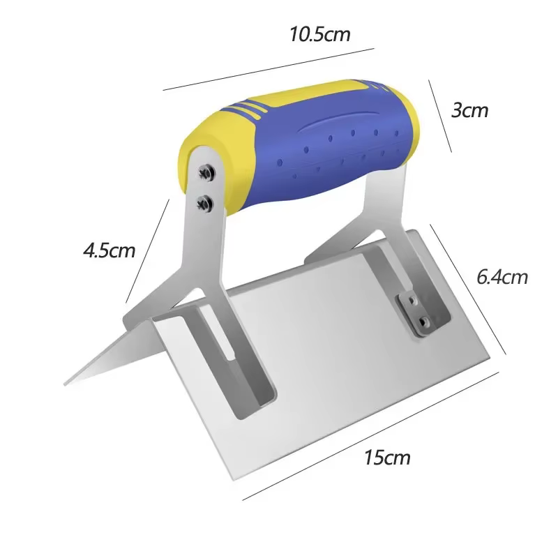 Truelle d'angle intérieure et extérieure, feuille interne et externe à 90 degrés, truelle d'angle po