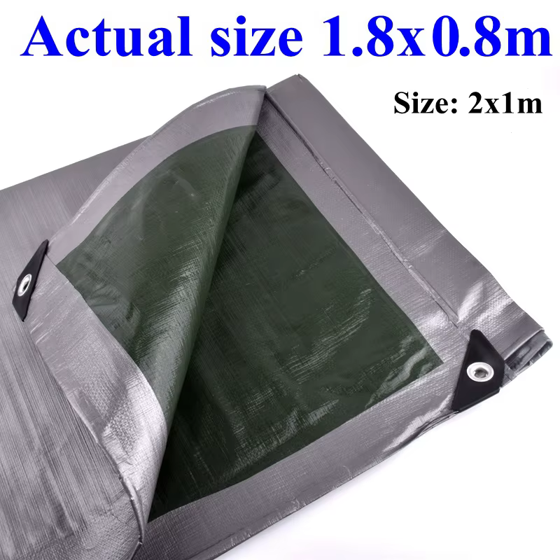 Bâche PE 0,32 mm imperméable pour extérieur, jardin, abri pour plantes, bateau, voiture, camion, auv