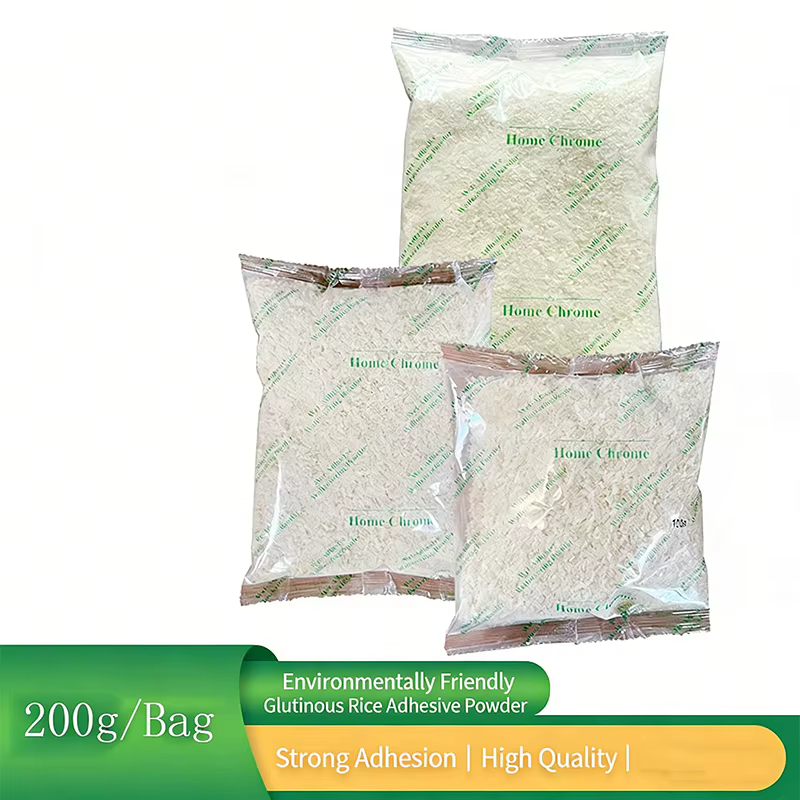 Colle de papier peint en poudre de colle de riz gluant solide adaptée au papier peint autocollant mu