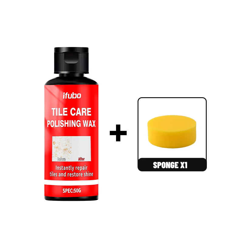 Cire de polissage IFUBO pour carrelages, marbre et comptoirs en granit - Restaure la brillance, répa