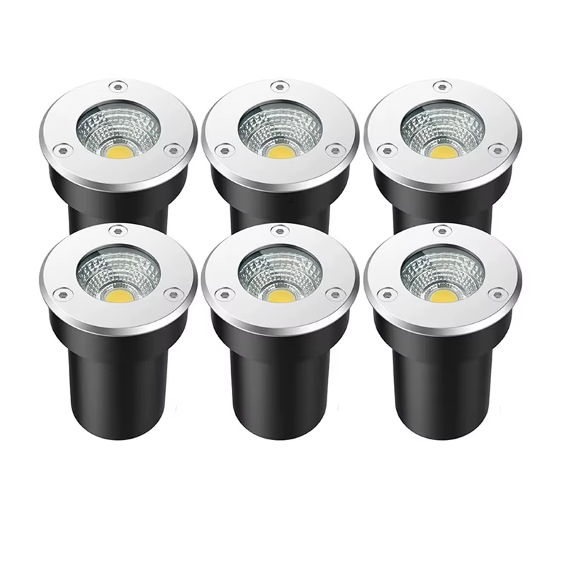 6 pièces éclairage de jardin extérieur IP67 LED étanche lumière souterraine 5W10W15W lumière enterré