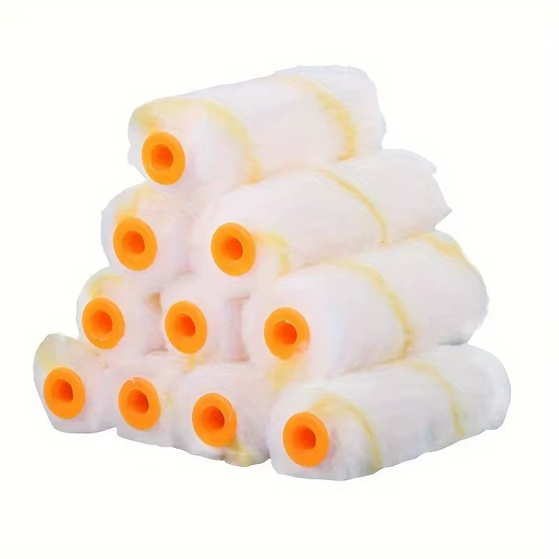 Rouleau à Peinture en Latex à Poils Dense, Brosse pour Peindre les Murs, Armoires, Portes et Clôture