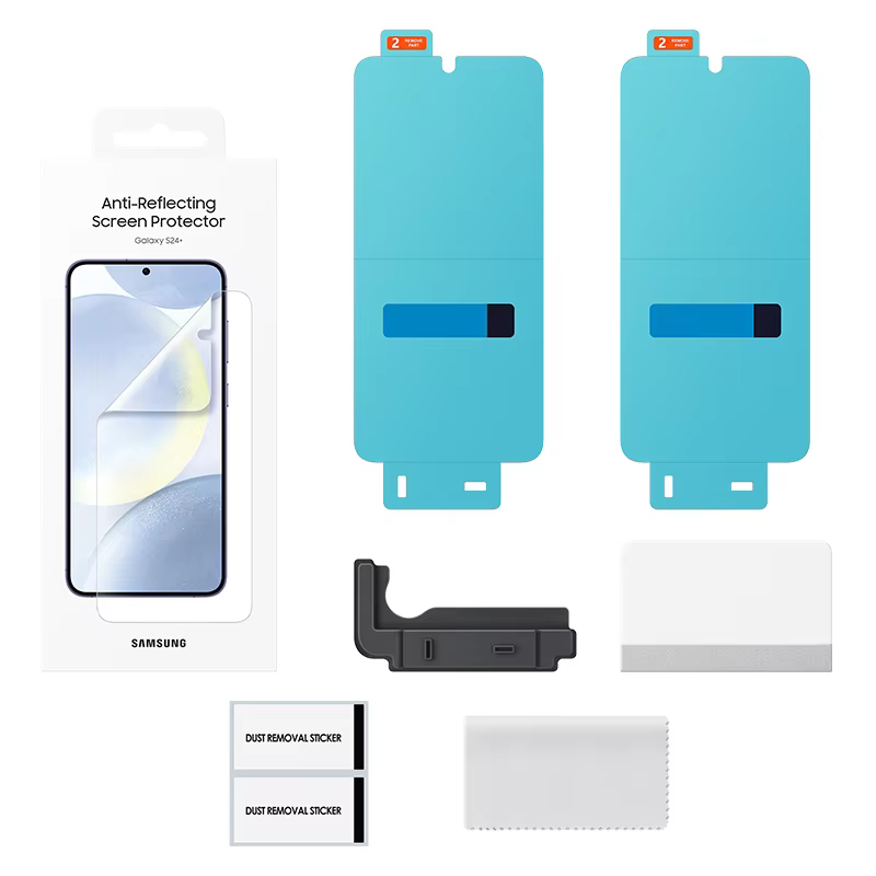 Protecteur d'écran anti-reflet Original Samsung Galaxy S24 S24 + S24Plus, Film de Protection en cris