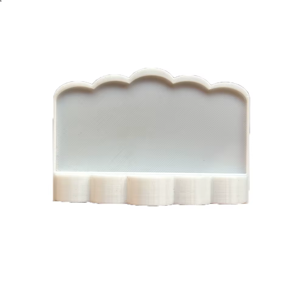 Porte-pinceaux à 4 compartiments, support à pinceaux en plastique, surface polie, facile à nettoyer,