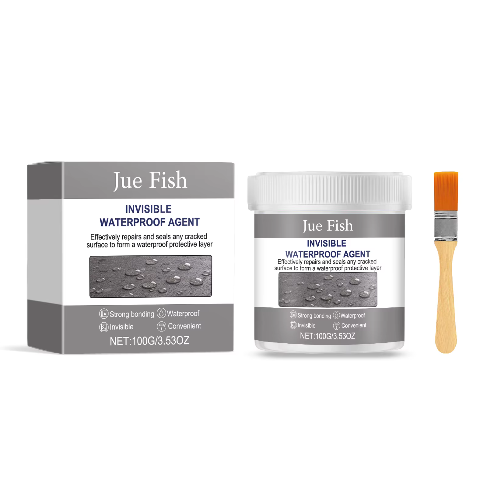Colle isolante pour revêtement de mastic Transparent, étanche, pour fuite de toit, fissures, infiltr