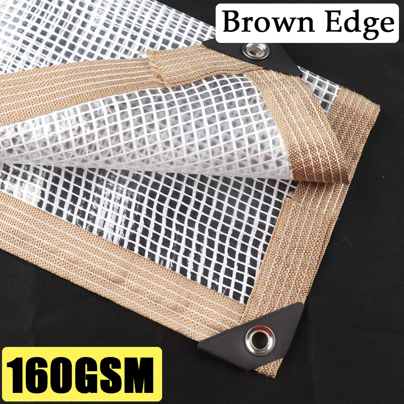 Bâche en maille transparente de 0.3mm d'épaisseur, tissu imperméable pour plantes succulentes de jar