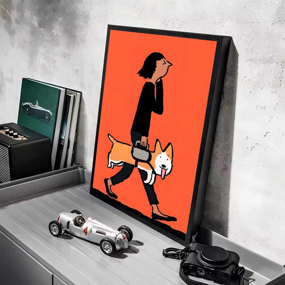 J-Jean Art j-jullien affiche autocollants peinture murale auto-adhésive Stickers muraux pour chambre