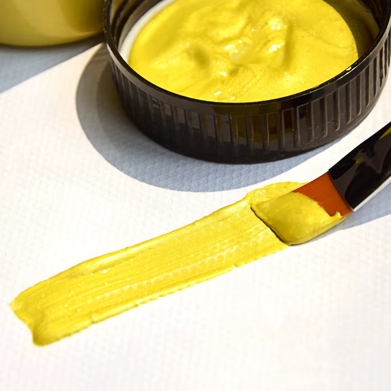 Peinture acrylique métallique dorée de 60ml, imperméable, non délavée pour la coloration des statues