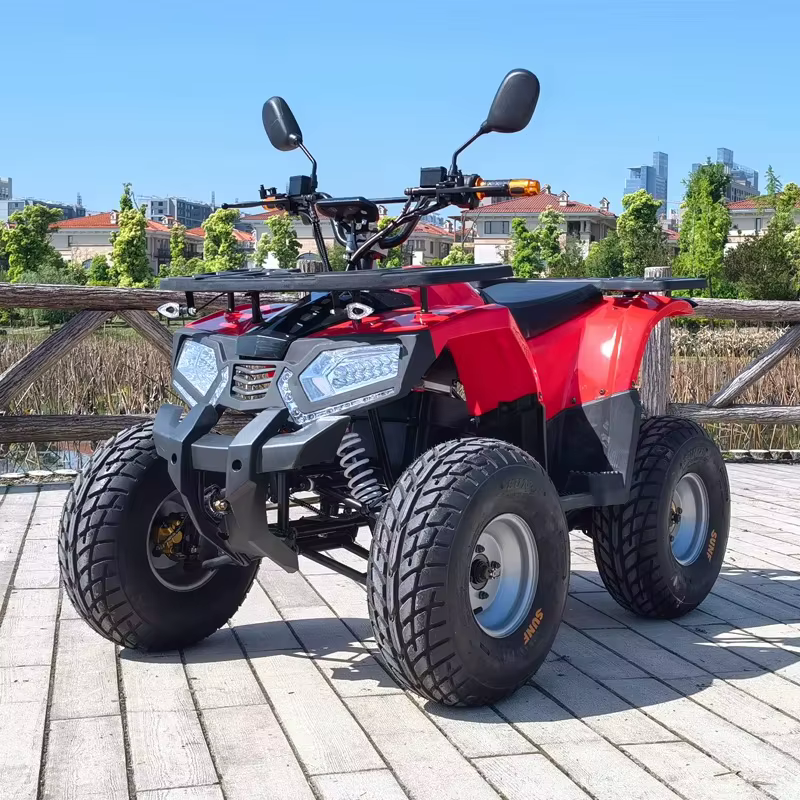 Quad électrique tout-terrain puissant 60V 1200W à transmission par arbre, pour adultes, enfants et a